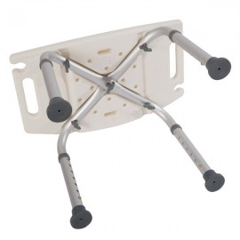 Heavy Type Adjustable Aluminum Alloy Old People Shower Chair Bath Chair CST-3011 White