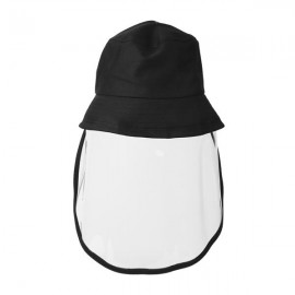 Protective Sunproof Fisherman's Hats with Anti-Saliva Transparent Face Shield Protection Equipment